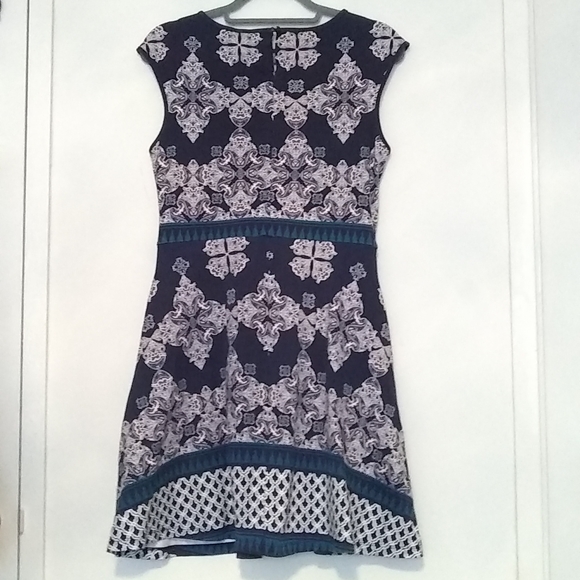 NEW York & CO Cotton DRESS Sz M - Picture 2 of 5